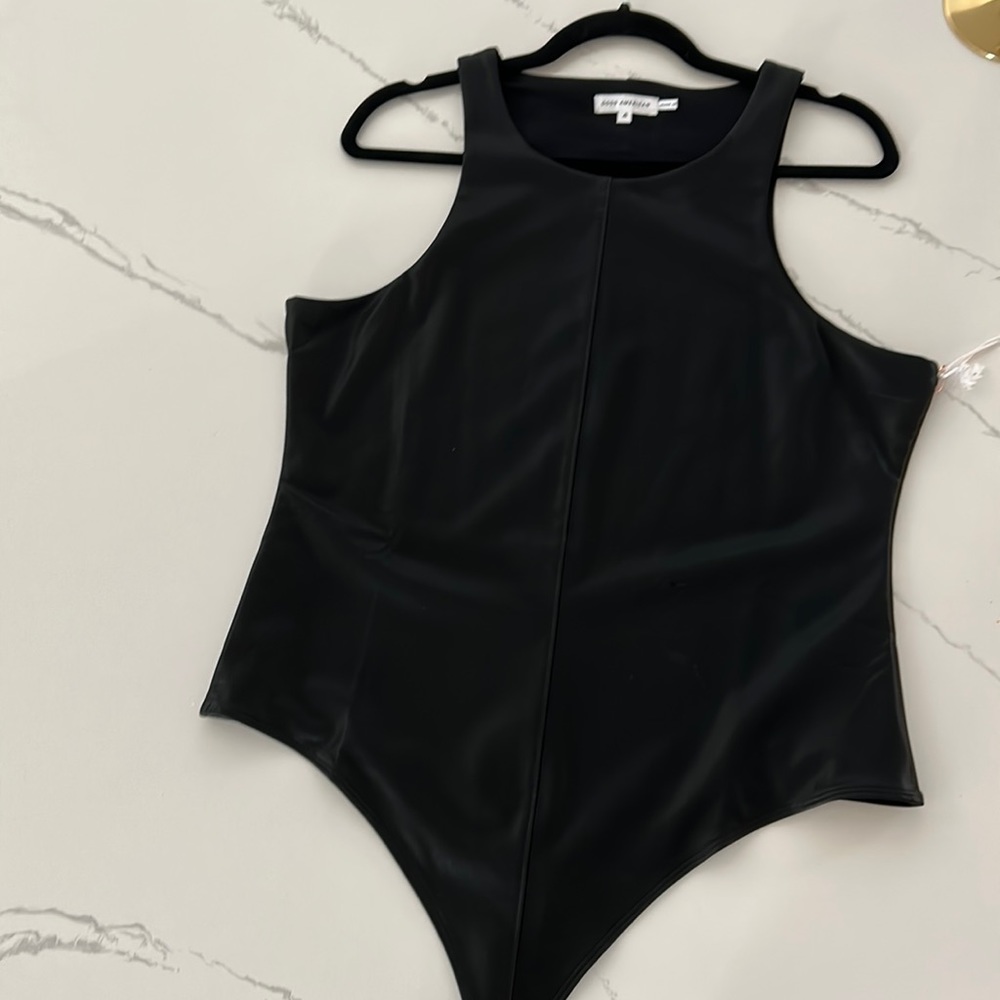 Good American leather body suit